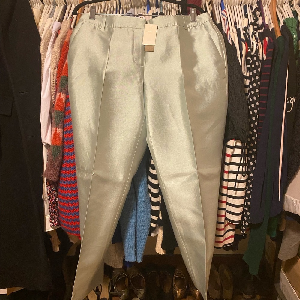 Jcrew collection circa 2014!!! Mint green trouser size 8 NWT